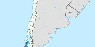Mapa de antofagasta, Xile