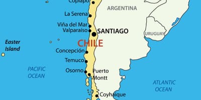 Mapa de concepción a Xile