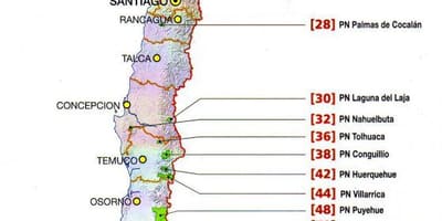 Mapa de futaleufu Xile