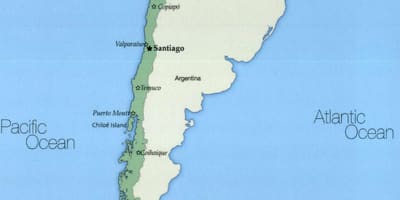 Xile iquique mapa