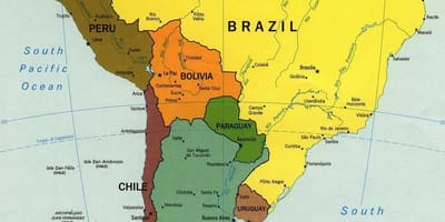 Mapa de localitzar a Xile