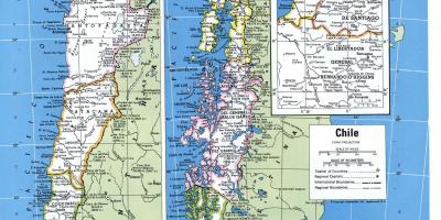 Mapa detallat Xile