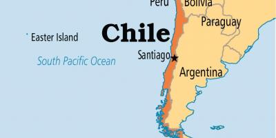 Santiago de Xile mapa