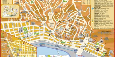 Mapa turístic de valparaíso a Xile