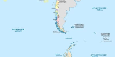 Mapa de Xile illes