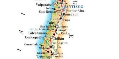 Mapa de Xile parcs nacionals 