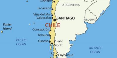 Mapa de Xile país